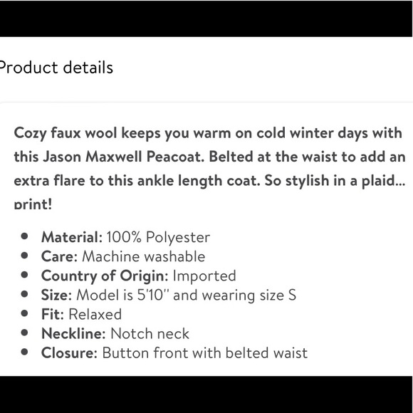 New! Jason Maxwell peacoat - Picture 9 of 11